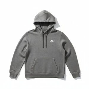 Nike Grey Textured Hoodie